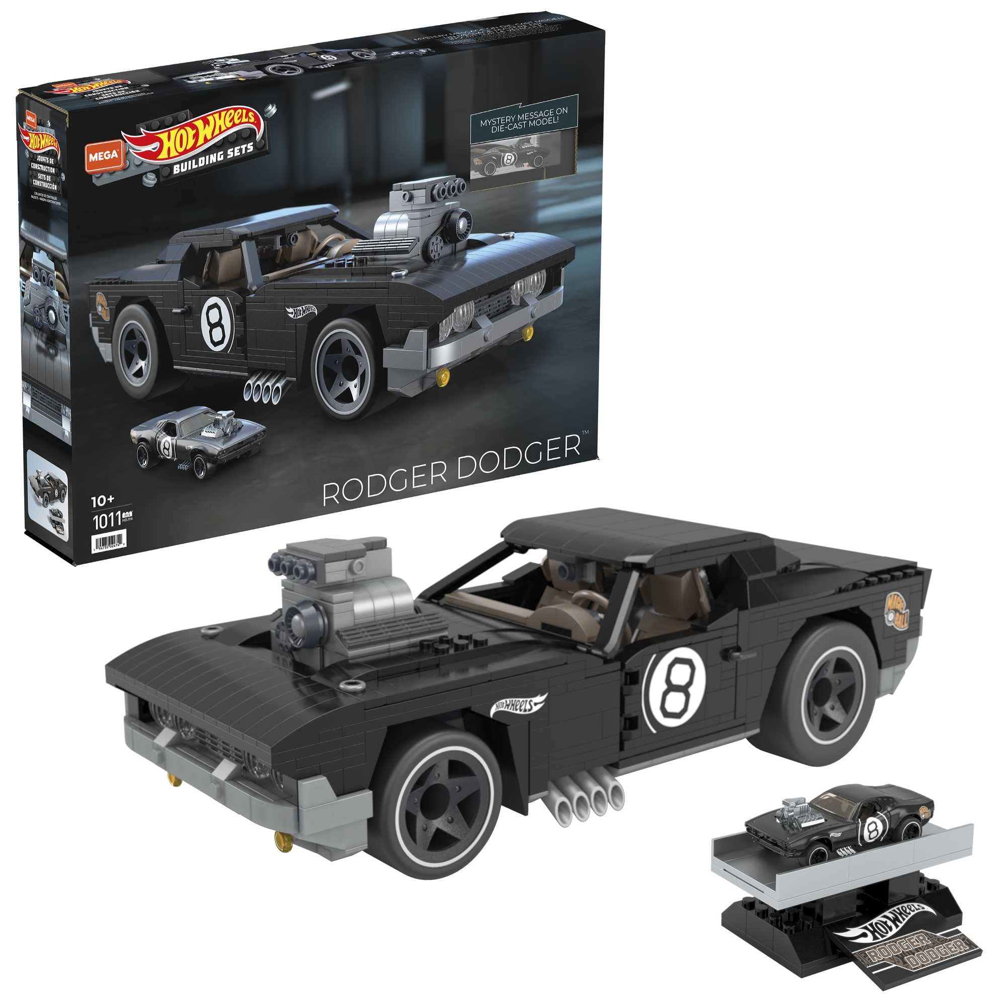 Set De Construcción Mega Construx Hot Wheels Rodger Dodger - Venta Internacional.