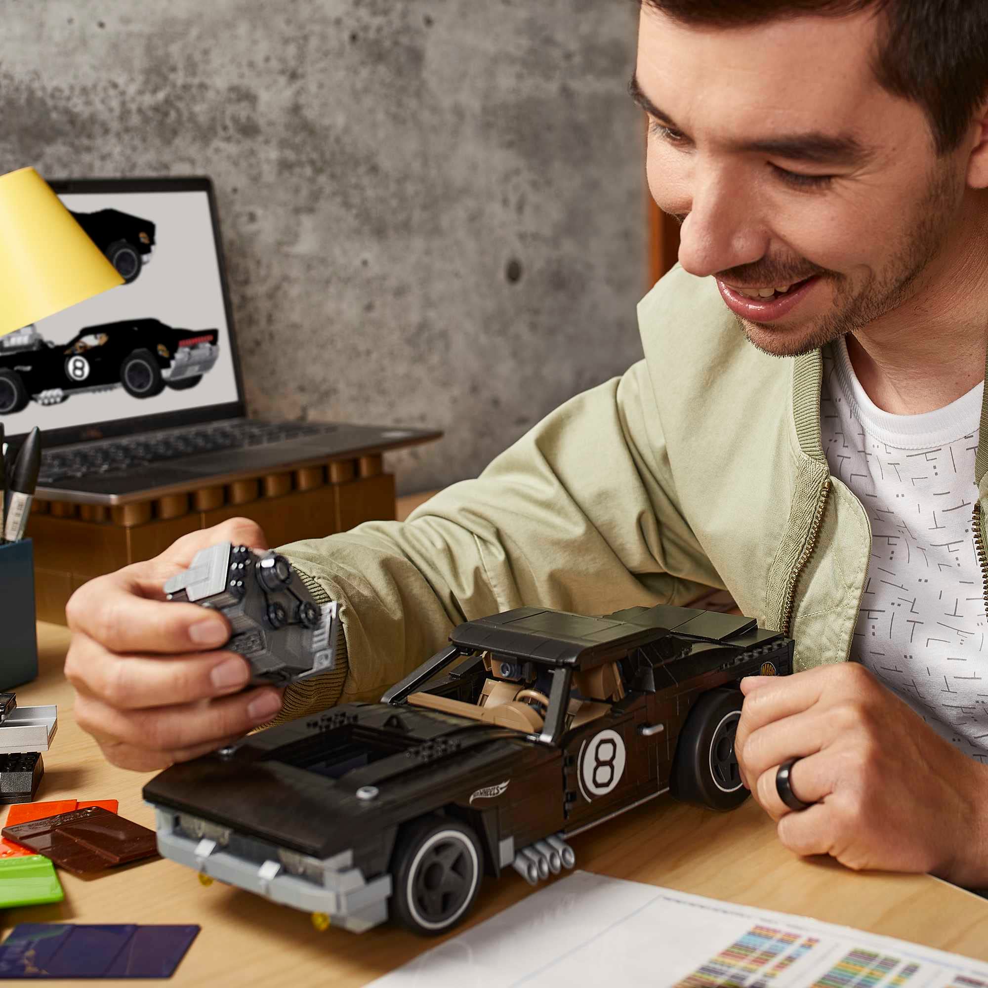 Foto 4 pulgar | Set De Construcción Mega Construx Hot Wheels Rodger Dodger - Venta Internacional.