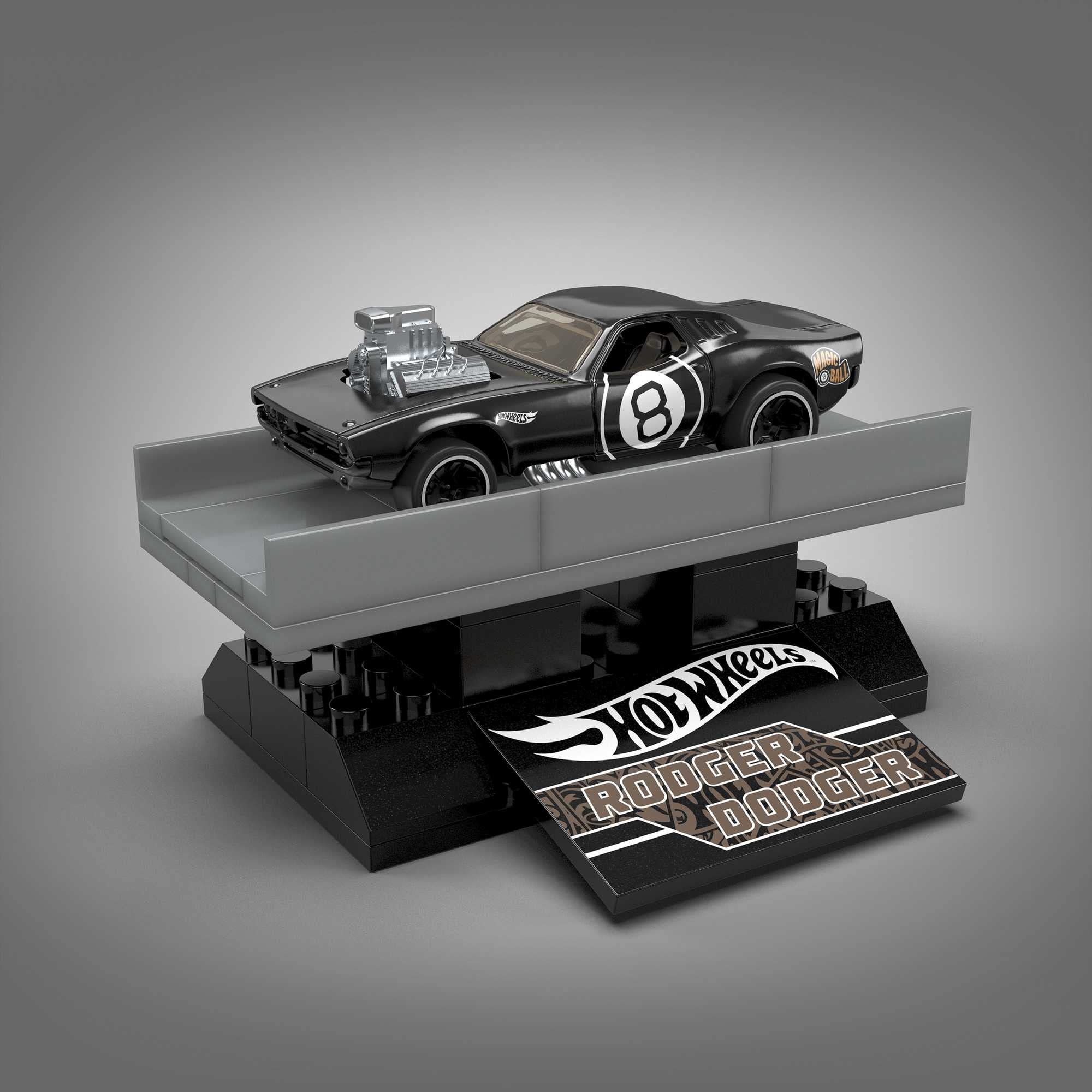 Foto 7 | Set De Construcción Mega Construx Hot Wheels Rodger Dodger - Venta Internacional.