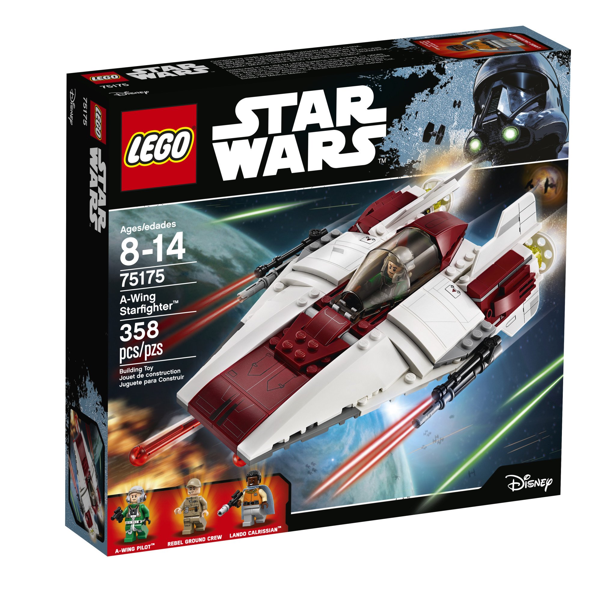 Foto 2 | Kit De Construcción Lego Star Wars A-wing Starfighter 75175 - Venta Internacional.