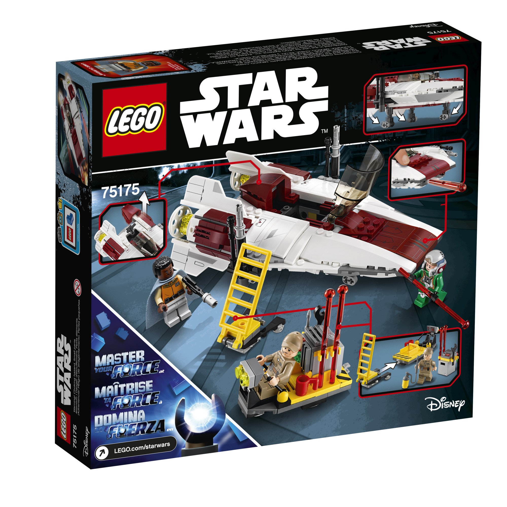 Foto 4 pulgar | Kit De Construcción Lego Star Wars A-wing Starfighter 75175 - Venta Internacional.