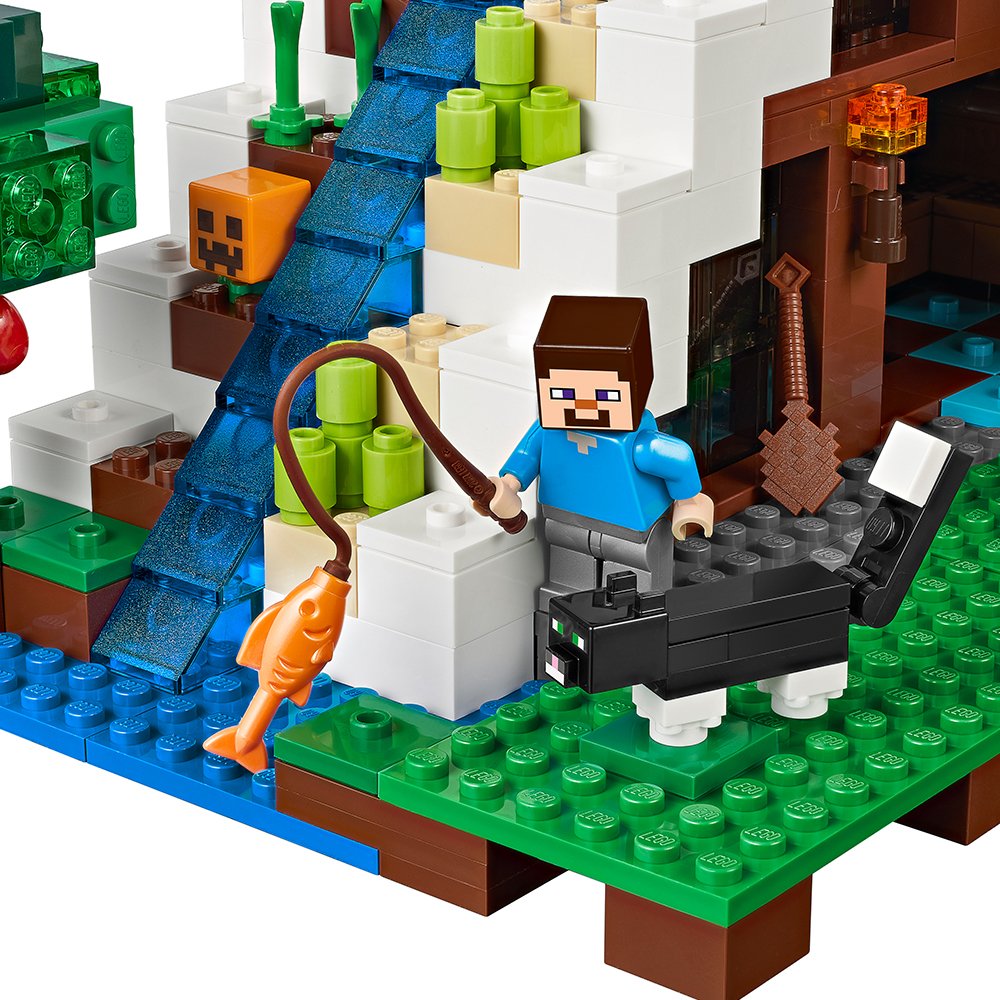 Foto 4 pulgar | Juguete Lego Minecraft The Waterfall Base 21134 Con Figuras - Venta Internacional.