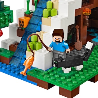 Foto 3 | Juguete Lego Minecraft The Waterfall Base 21134 Con Figuras - Venta Internacional.