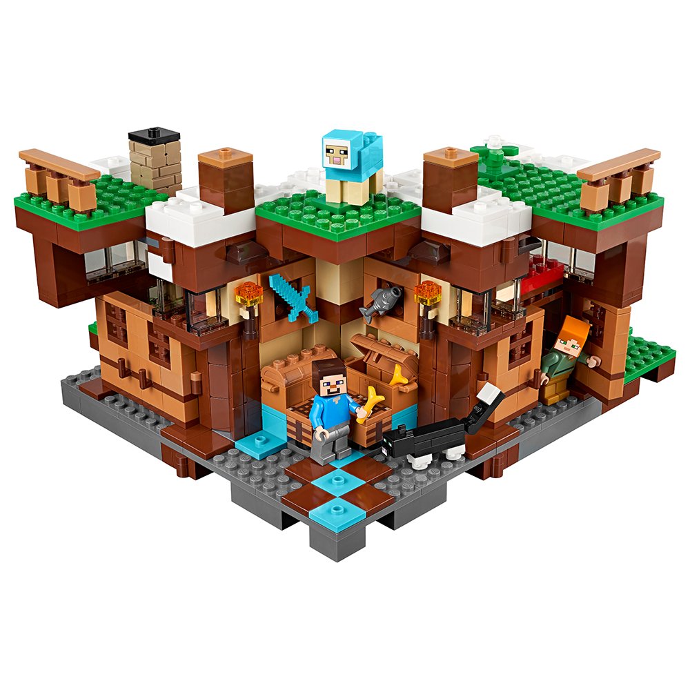 Foto 5 pulgar | Juguete Lego Minecraft The Waterfall Base 21134 Con Figuras - Venta Internacional.