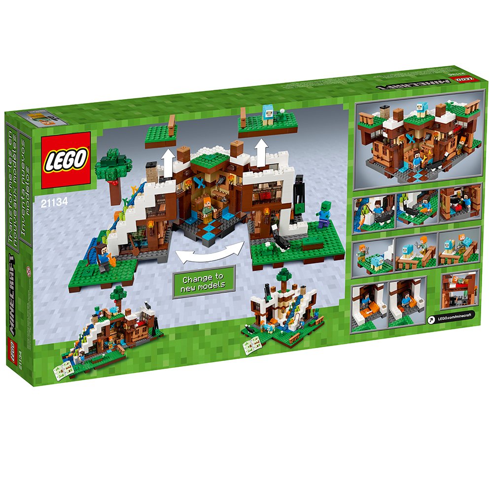 Foto 7 pulgar | Juguete Lego Minecraft The Waterfall Base 21134 Con Figuras - Venta Internacional.