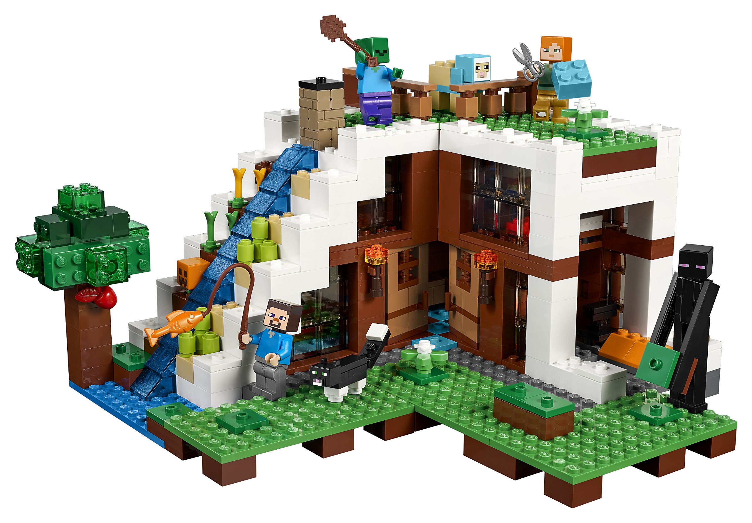 Foto 8 pulgar | Juguete Lego Minecraft The Waterfall Base 21134 Con Figuras - Venta Internacional.