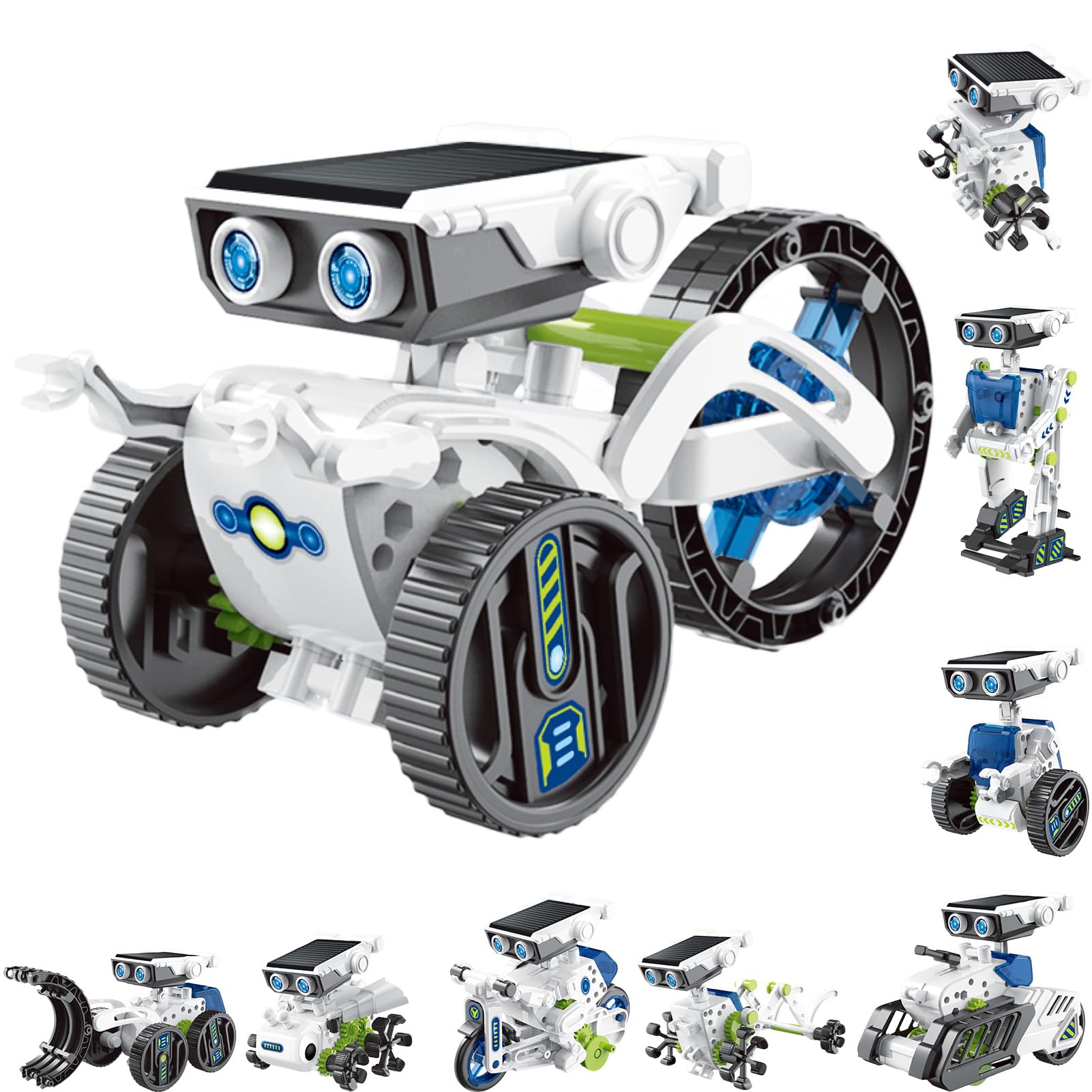 Kit De Robot De Construcción Cobfdha Stem 12 En 1 Para Niños De 8 A 12 Años - Venta Internacional.