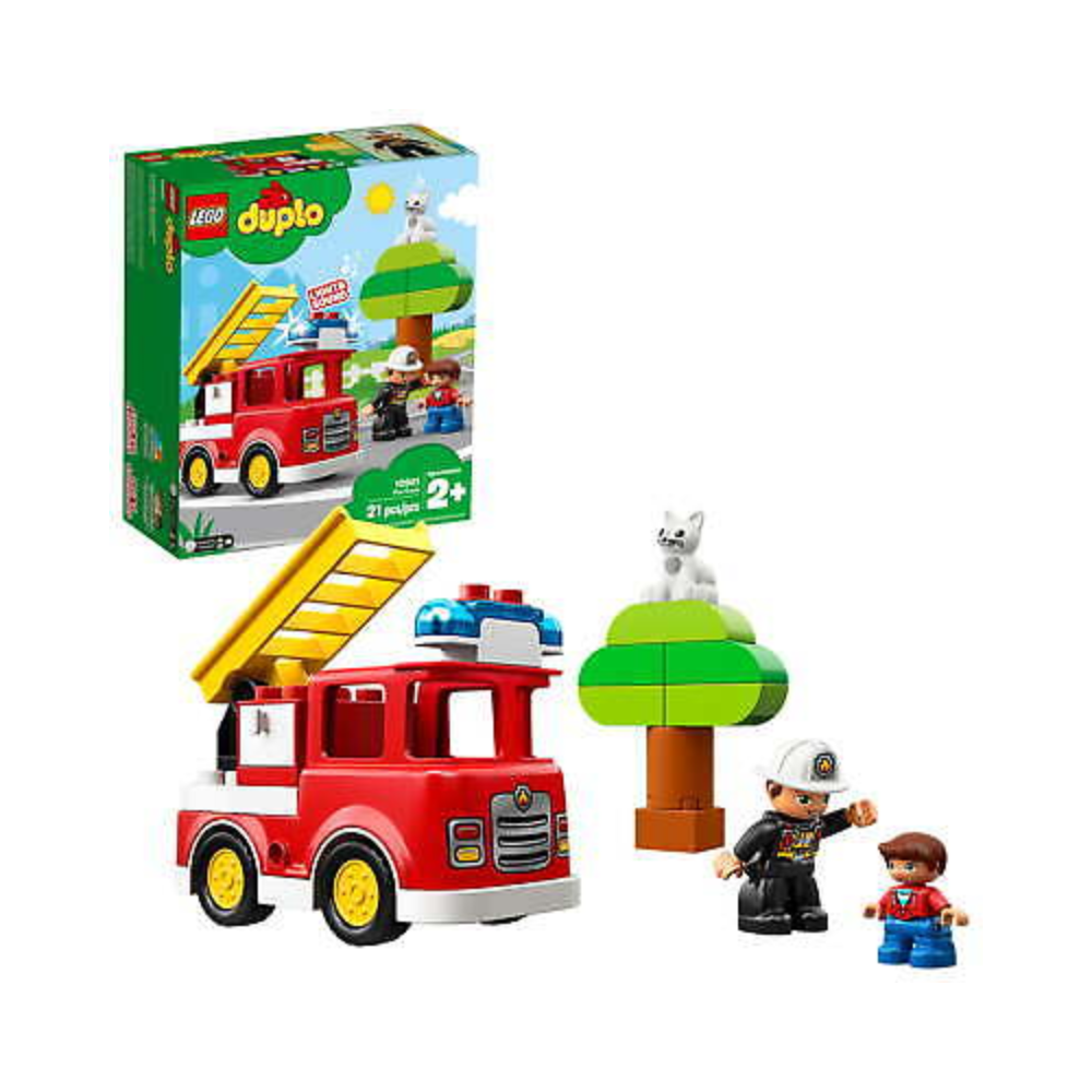 Foto 2 | Kit Lego Duplo Camión De Bomberos Color Multicolor Interactivo