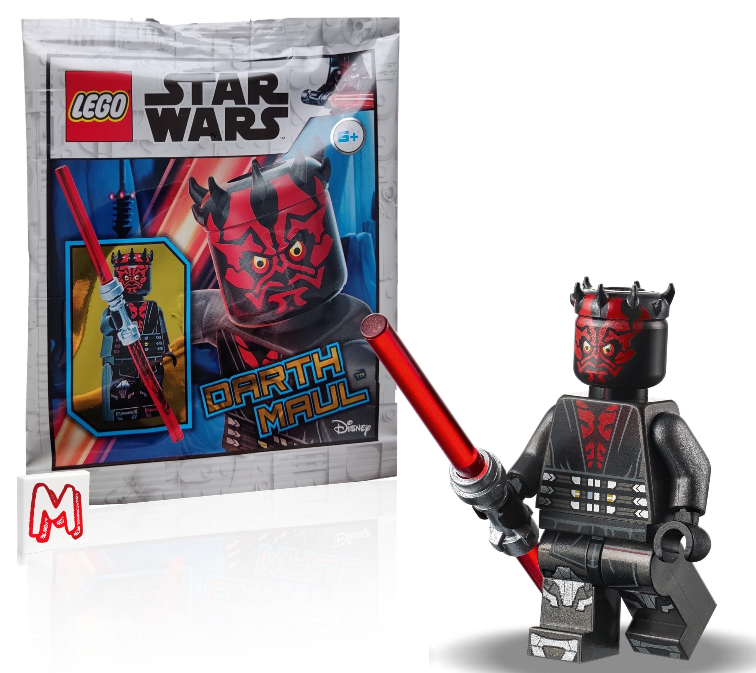 Minifigura Lego Star Wars La Guerra De Los Clones Darth Maul - Venta Internacional.