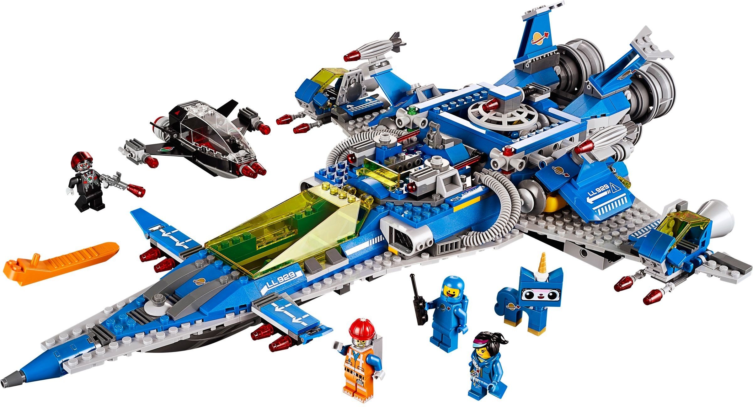 Foto 1 | Set De Construcción Lego Movie 70816 La Nave Espacial De Benny Con 4 Minifiguras - Venta Internacional.