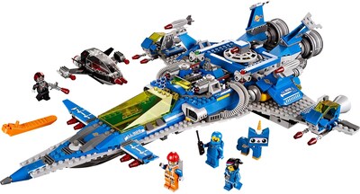 Foto 1 | Set De Construcción Lego Movie 70816 La Nave Espacial De Benny Con 4 Minifiguras - Venta Internacional.