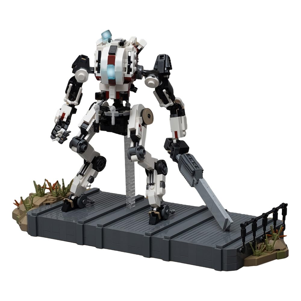 Kit De Maquetas De Construcción Titan Ronin Mech De 1228 Piezas Con Manual - Venta Internacional.