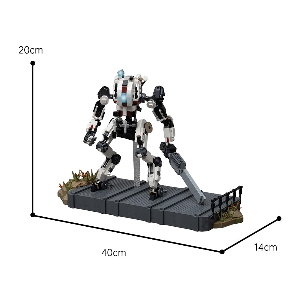 Foto 4 pulgar | Kit De Maquetas De Construcción Titan Ronin Mech De 1228 Piezas Con Manual - Venta Internacional.