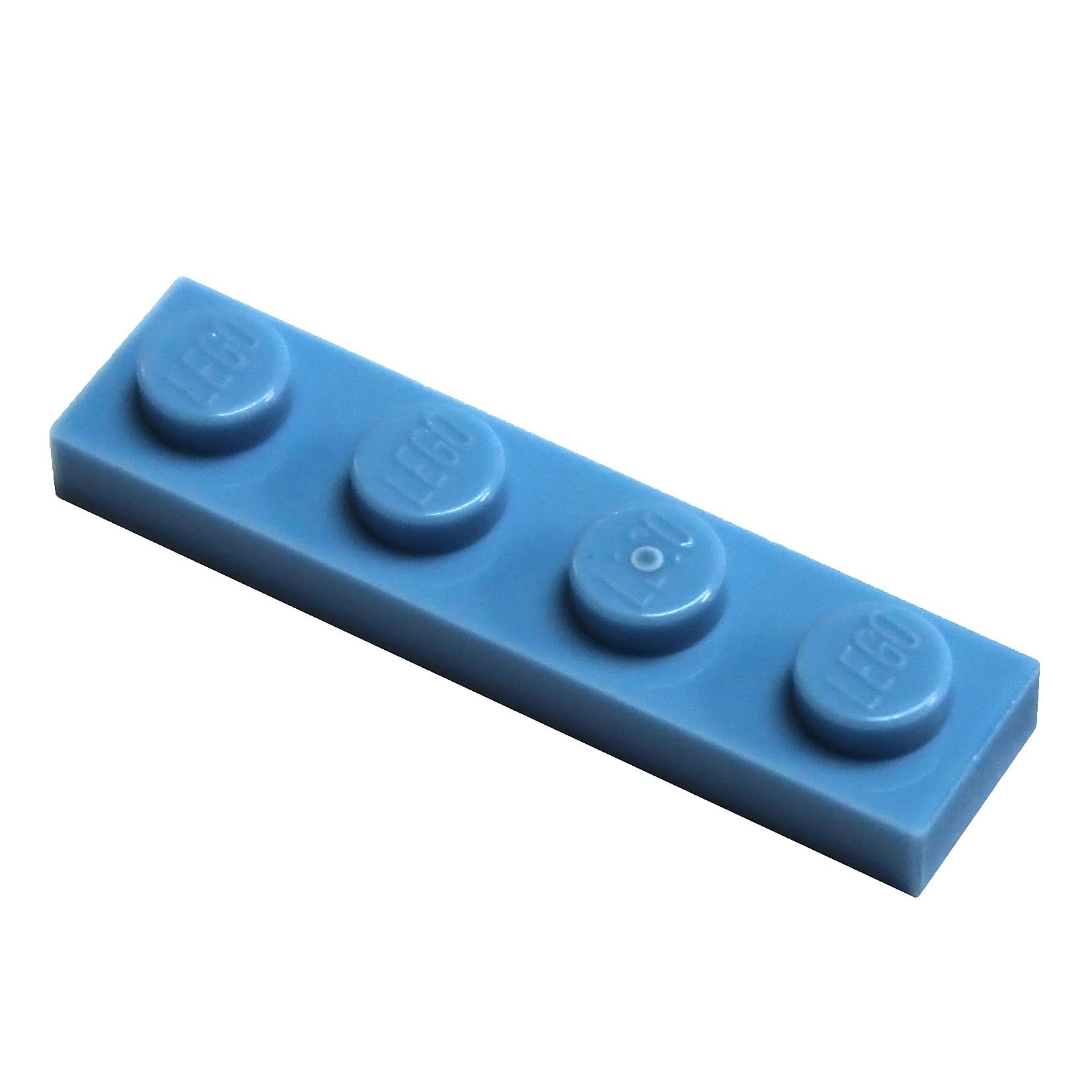 Lego Parts: 50 Platos Azules Medianos De 1 X 4 Pulgadas - Venta Internacional.