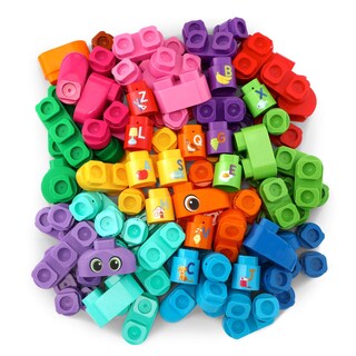 Foto 2 | Caja De Bloques Gigantes Leapfrog Leapbuilders, 81 Piezas, Rosa, 2 A 5 Años - Venta Internacional.