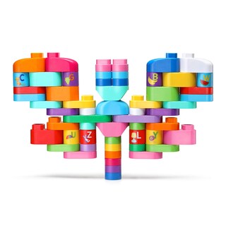 Foto 4 | Caja De Bloques Gigantes Leapfrog Leapbuilders, 81 Piezas, Rosa, 2 A 5 Años - Venta Internacional.