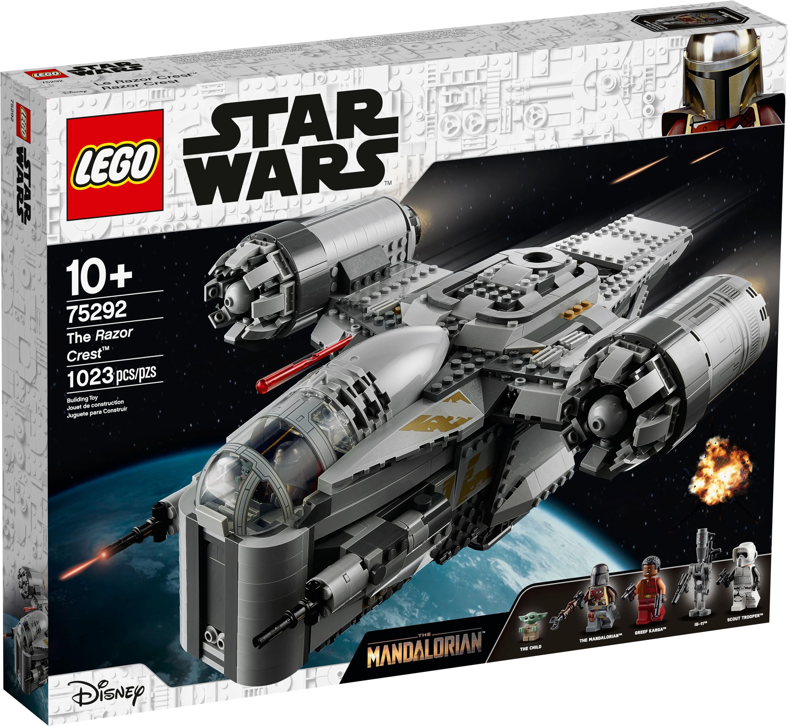 Foto 5 | Juguete Lego Star Wars The Razor Crest 75292 Mandalorian Con El Niño - Venta Internacional.