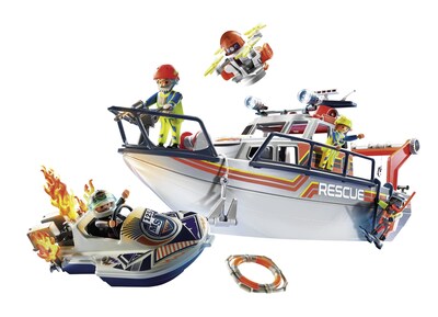 Foto 2 | Playmobil Fire Rescue Con Moto Acuática Personal - Venta Internacional.