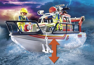 Foto 7 | Playmobil Fire Rescue Con Moto Acuática Personal - Venta Internacional.