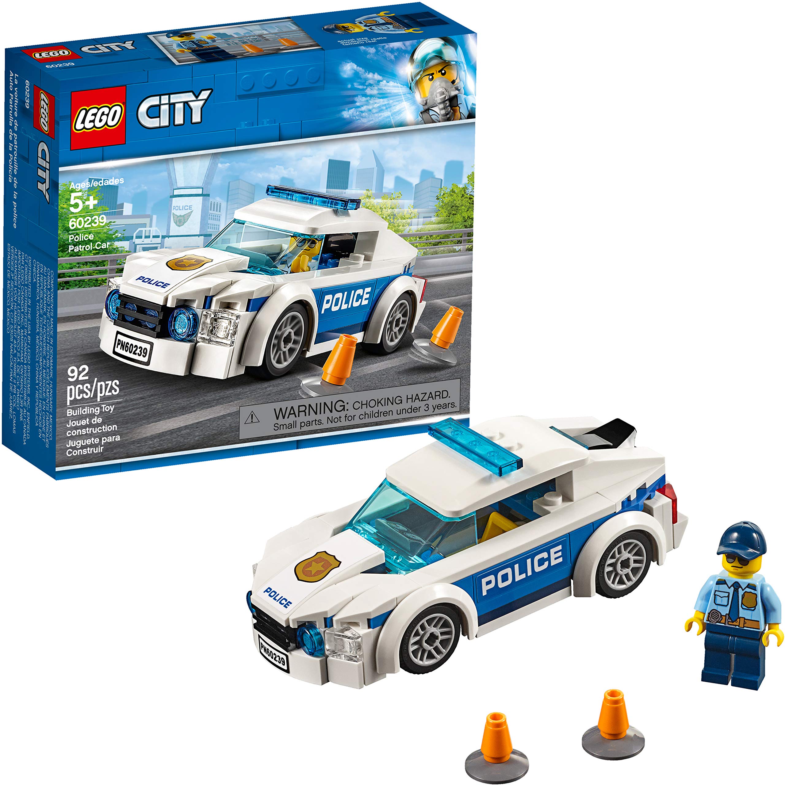 Kit De Construcción Lego City Police Patrol Car 60239 (92 Piezas) - Venta Internacional.