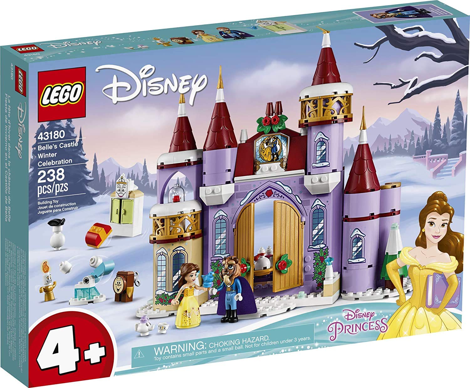 Kit De Construcción Lego Disney Belle's Castle Winter Celebration - Venta Internacional.