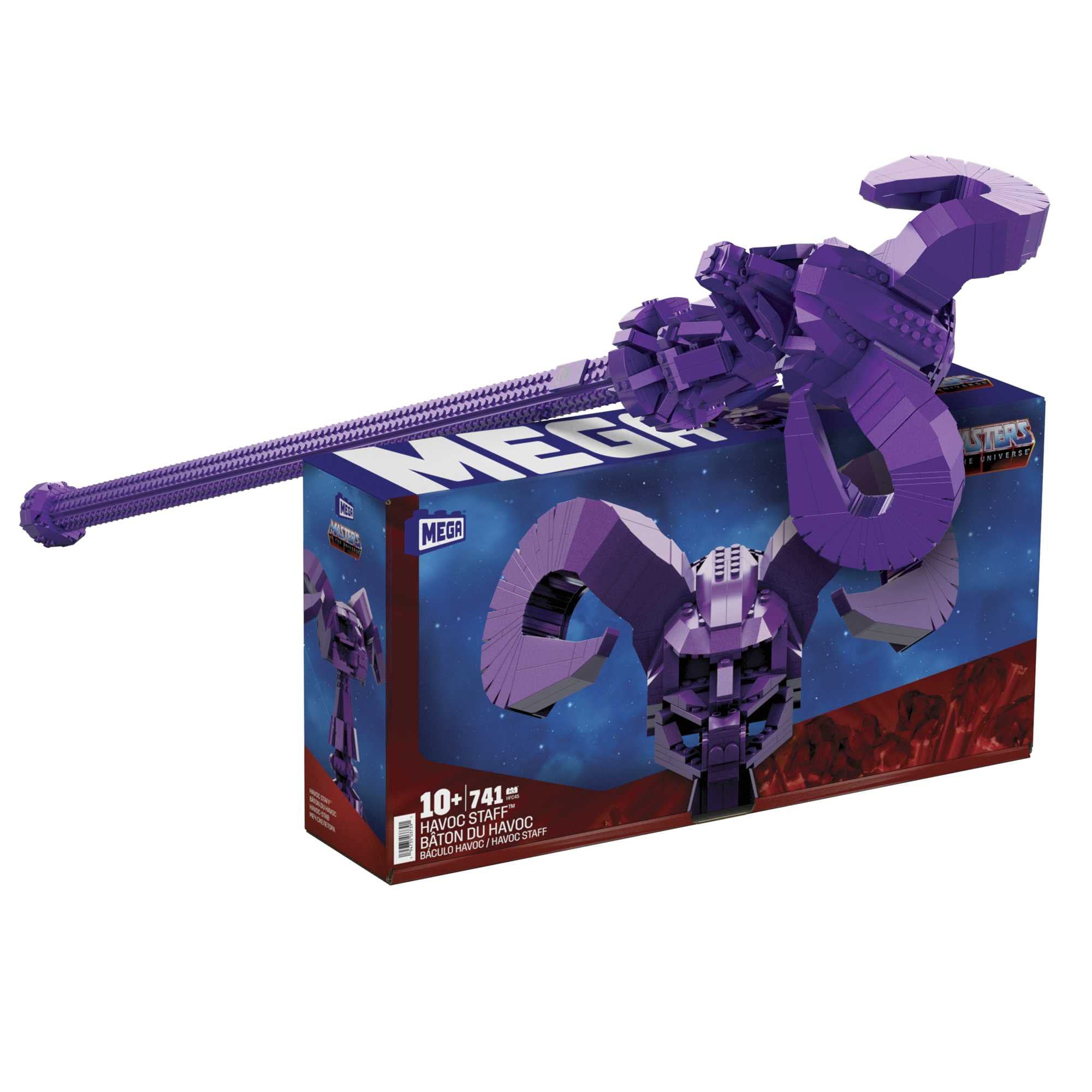 Set De Construcción Mega Masters Of The Universe Havoc Staff 741 Piezas - Venta Internacional.