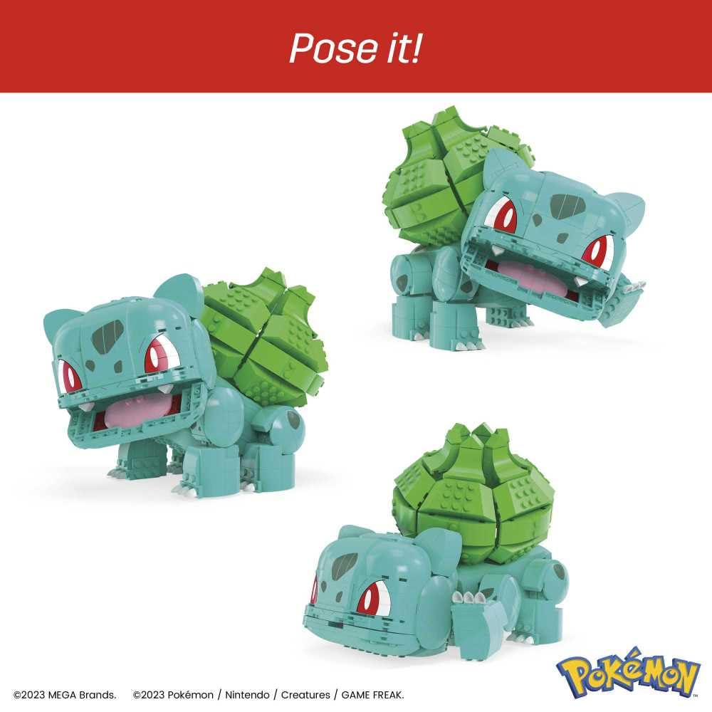 Foto 4 pulgar | Juguete De Construcción De Figuras De Acción Mattel Mega Pokémon Bulbasaur - Venta Internacional.