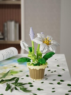 Foto 5 | Bloque de Construcción Yeibobo! Juego de Flores y Plantas 12 Piezas - Venta Internacional