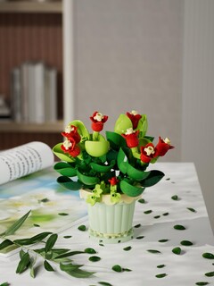 Foto 7 | Bloque de Construcción Yeibobo! Juego de Flores y Plantas 12 Piezas - Venta Internacional