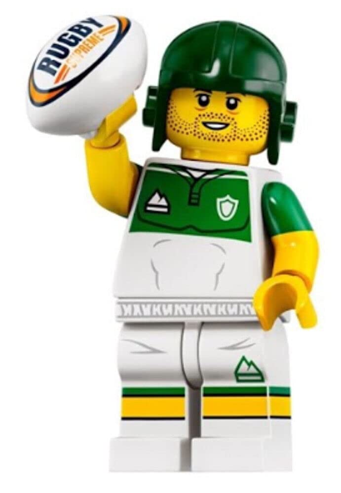 Foto 2 pulgar | Minifigura De Jugador De Rugby Lego Serie 19 - Venta Internacional.
