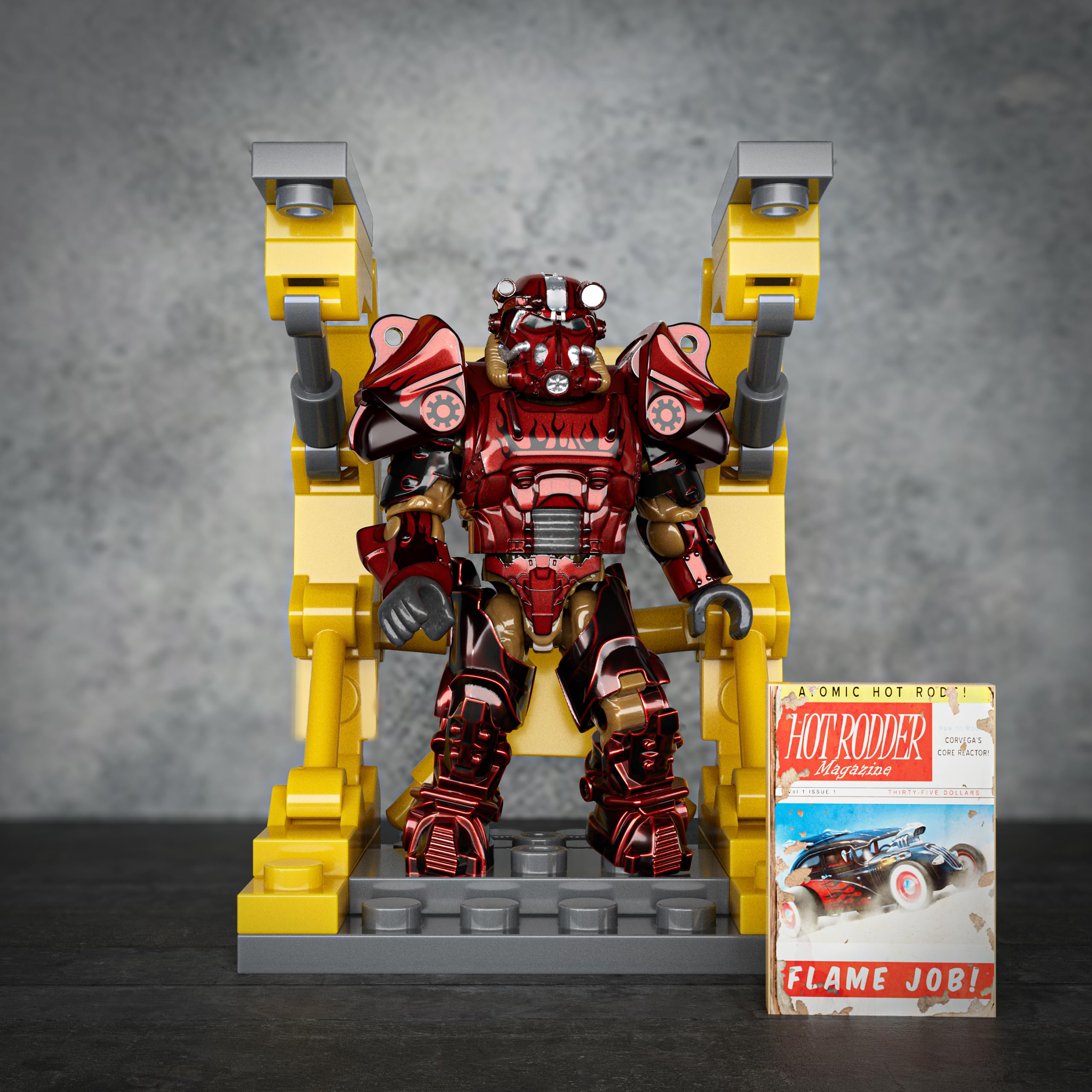 Foto 5 pulgar | Juguete De Construcción De Figuras De Acción Mega Fallout T-60 Power Armor - Venta Internacional.