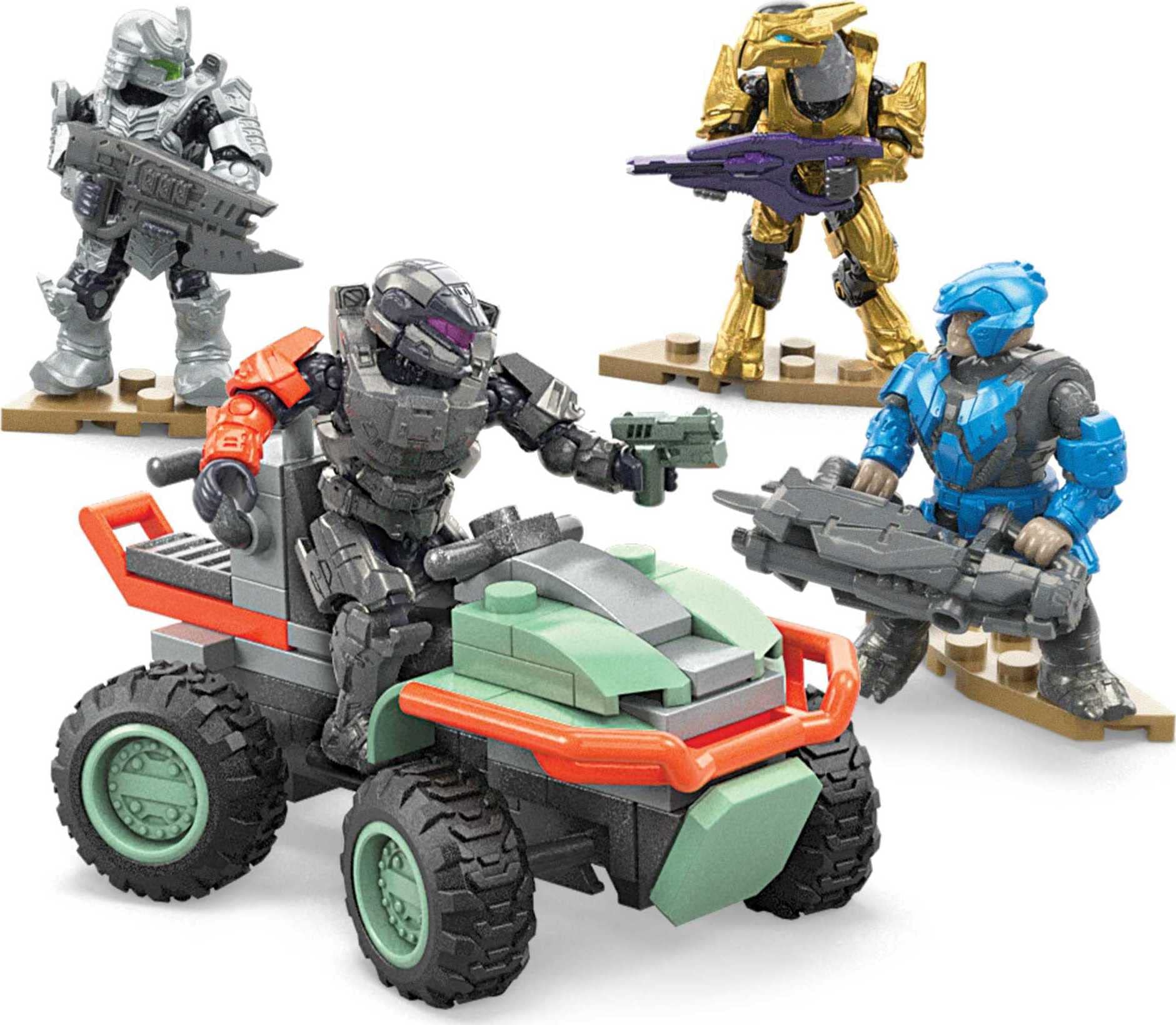 Foto 6 pulgar | Set De Construcción De Vehículos De Juguete Mega Halo Unsc Mongoose Outriders - Venta Internacional.