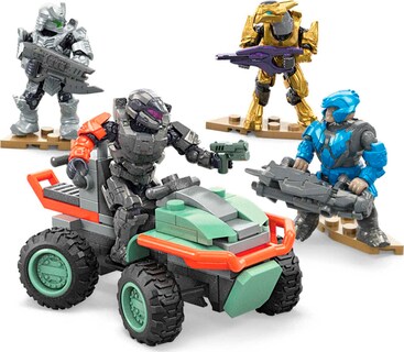 Foto 5 | Set De Construcción De Vehículos De Juguete Mega Halo Unsc Mongoose Outriders - Venta Internacional.