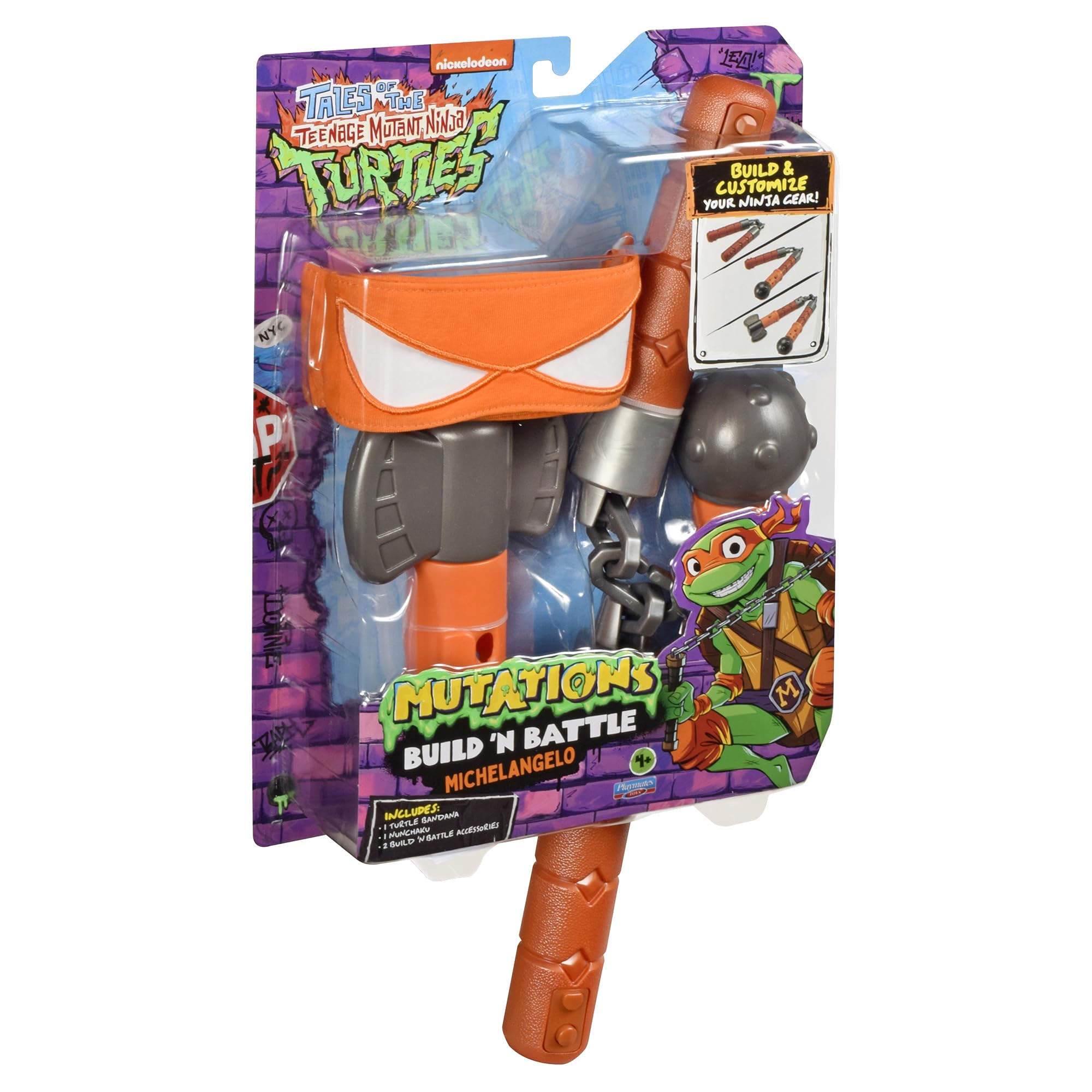 Foto 3 pulgar | Set De Juego De Rol Teenage Mutant Ninja Turtles Michelangelo - Venta Internacional.
