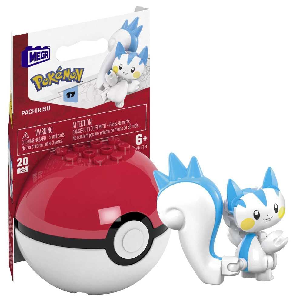Set De Construcción Mega Construx Pokémon Serie 17 Pachirisu - Venta Internacional.