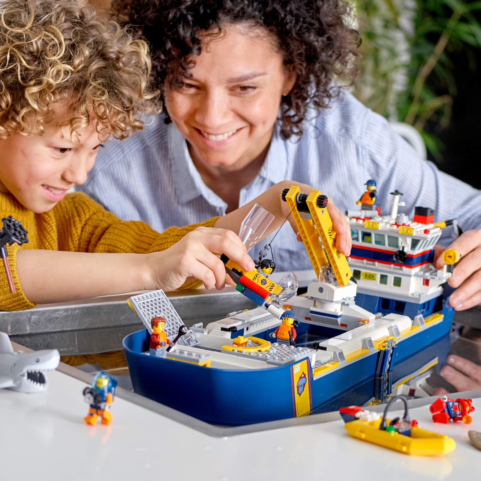 Foto 4 pulgar | Buque De Exploración De Juguete Lego City Ocean Exploration Ship 60266 - Venta Internacional.
