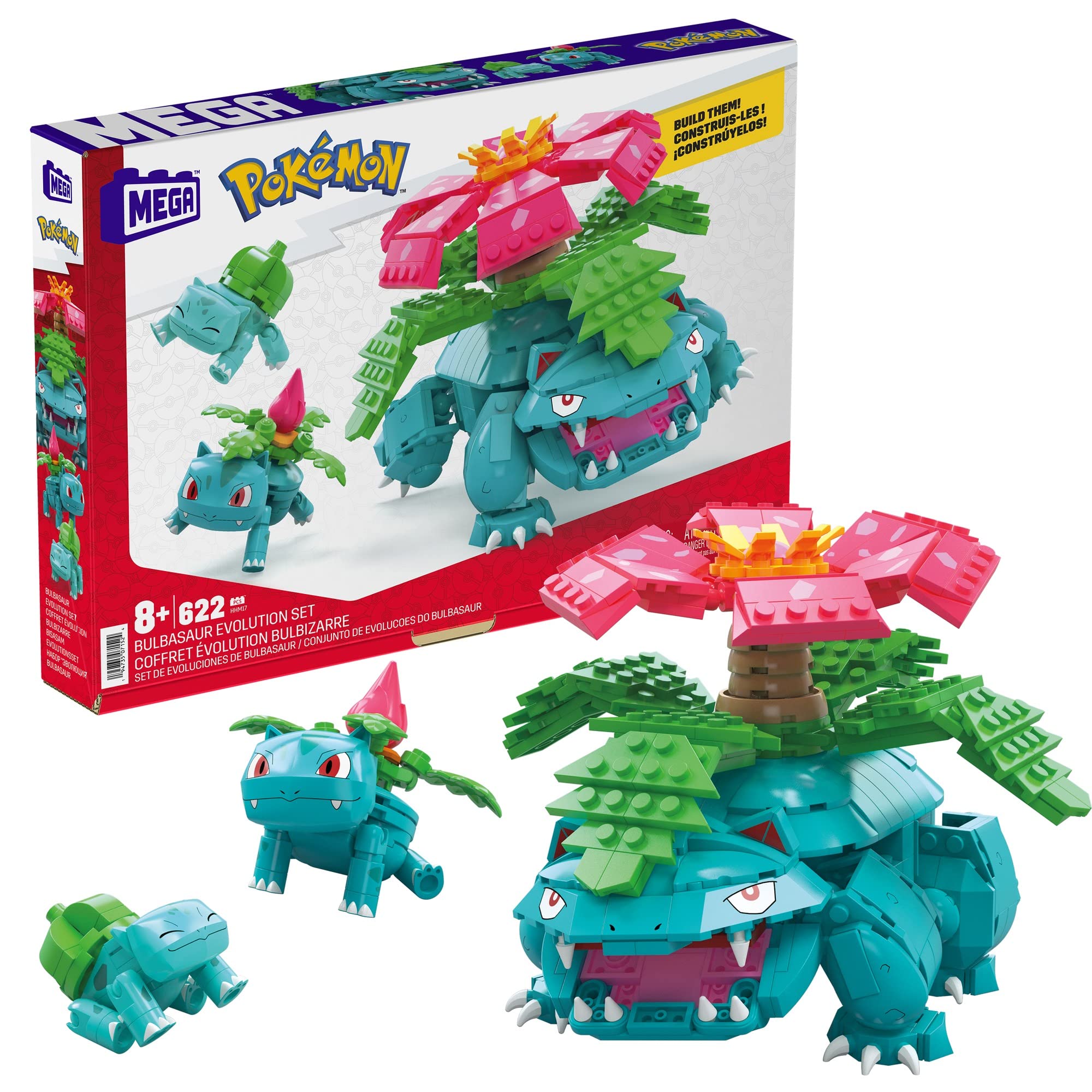 Foto 2 pulgar | Set Mega Pokémon Bulbasaur De Juguete Para Construir Figuras De Acción - Venta Internacional.