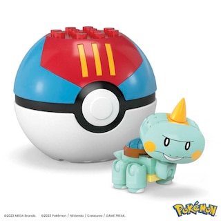 Foto 3 | Juguete De Construcción Mega Pokémon Chewtle Coleccionable Con Movimiento - Venta Internacional.