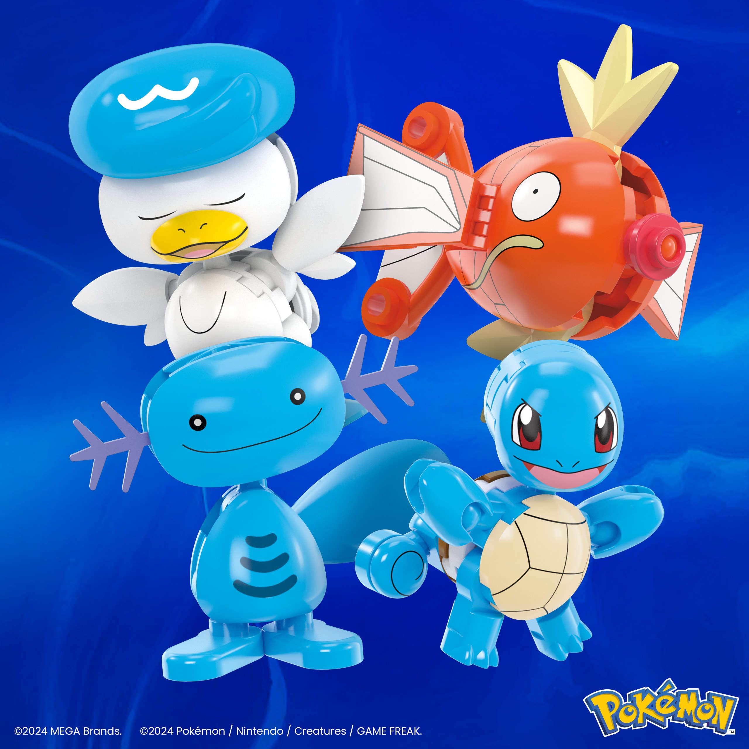 Foto 4 pulgar | Set De Juguetes Para Construir Figuras De Acción Mega Pokémon Watertype - Venta Internacional.