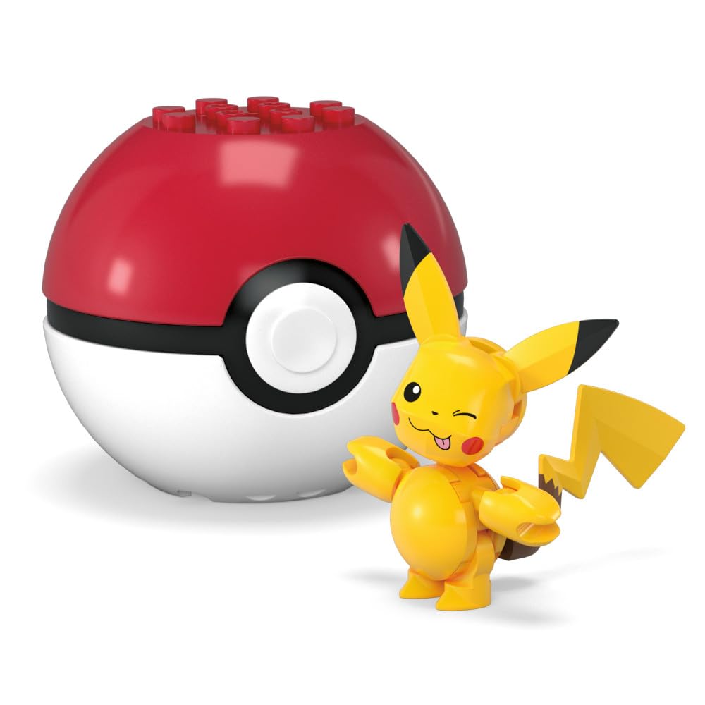 Foto 2 pulgar | Juguete De Construcción Mega Pokémon Evergreen Pikachu Ball Para Niños De 6 Años O Más - Venta Internacional.