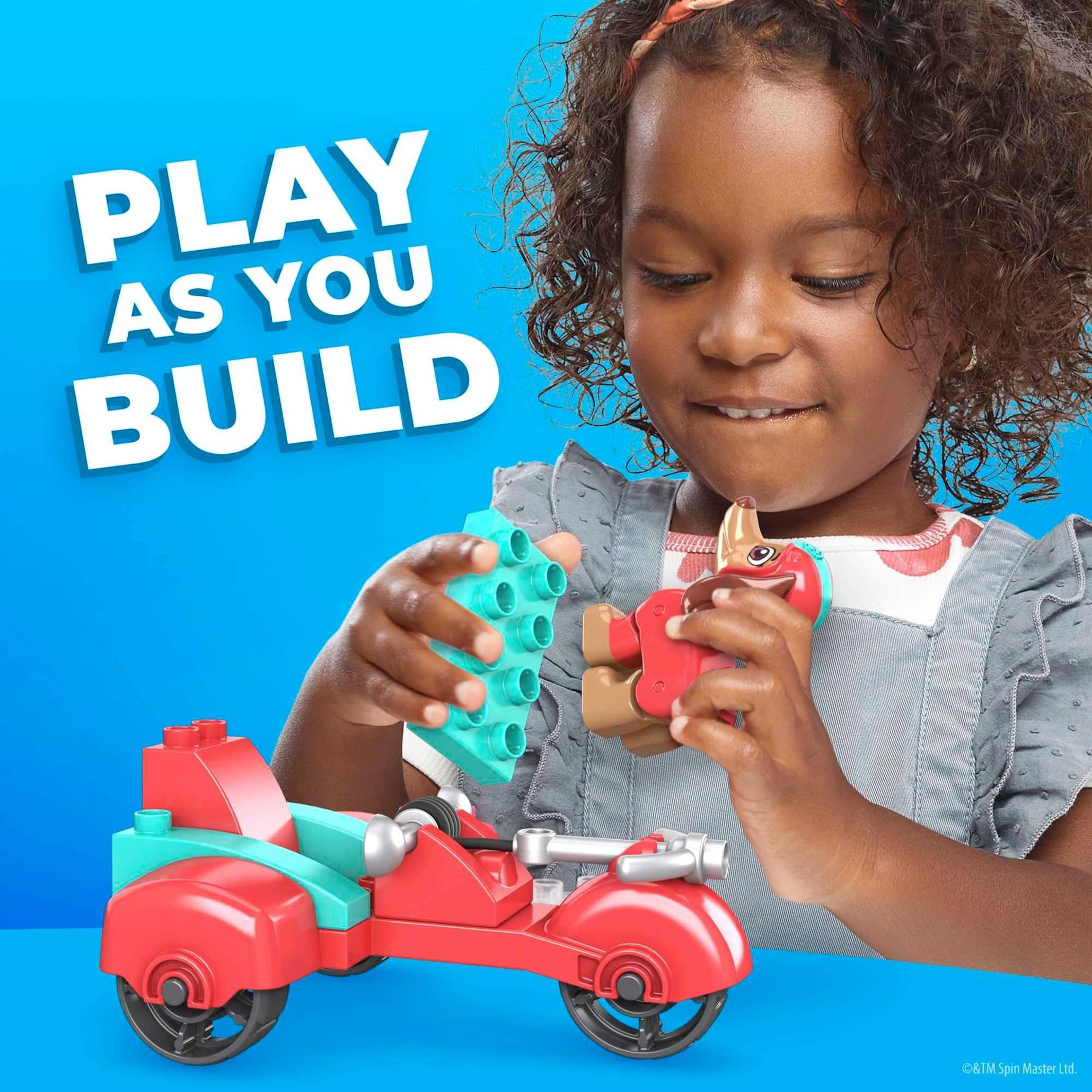 Foto 3 pulgar | Set De Construcción Mega Paw Patrol Bloks Liberty's City Scooter Toy - Venta Internacional.