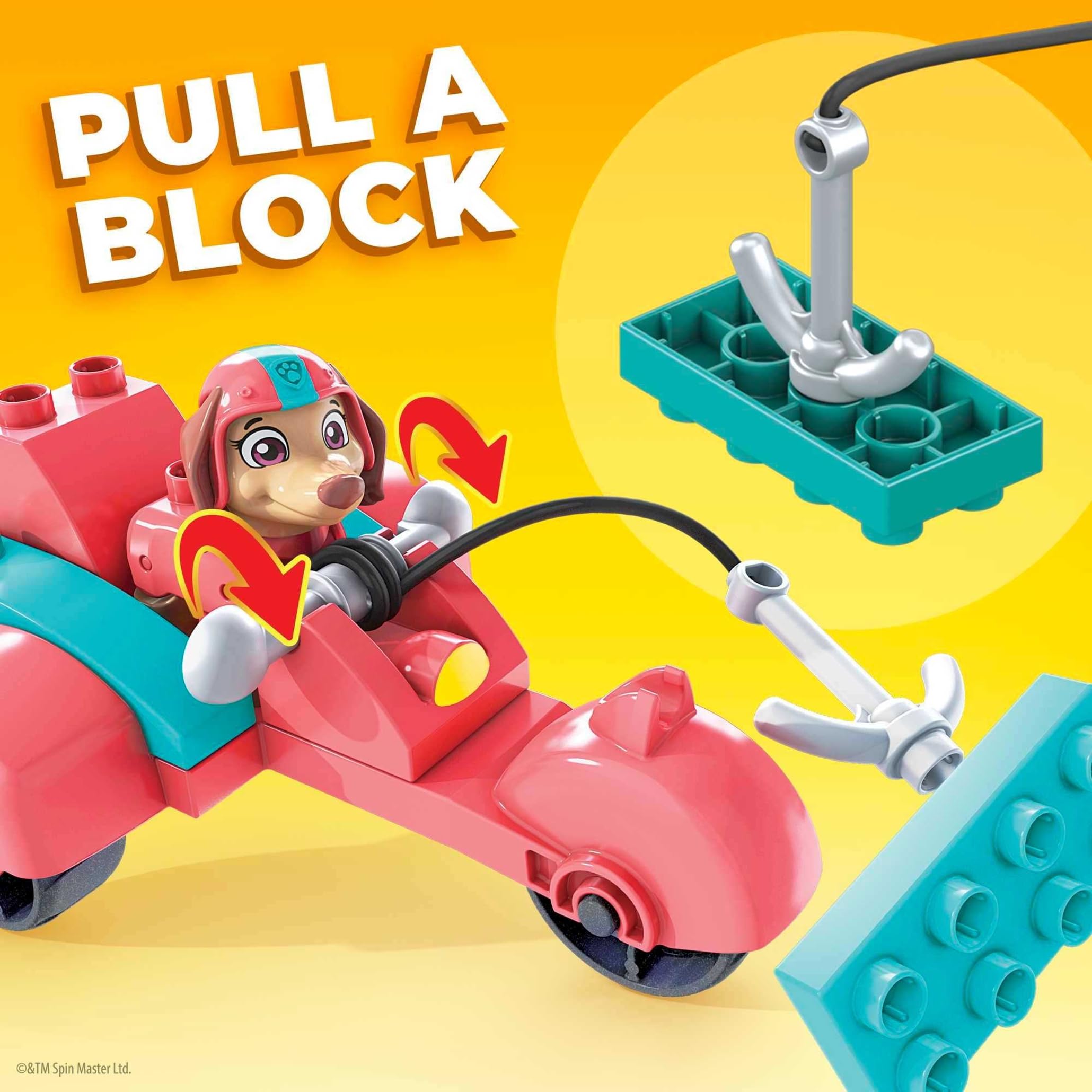 Foto 4 pulgar | Set De Construcción Mega Paw Patrol Bloks Liberty's City Scooter Toy - Venta Internacional.