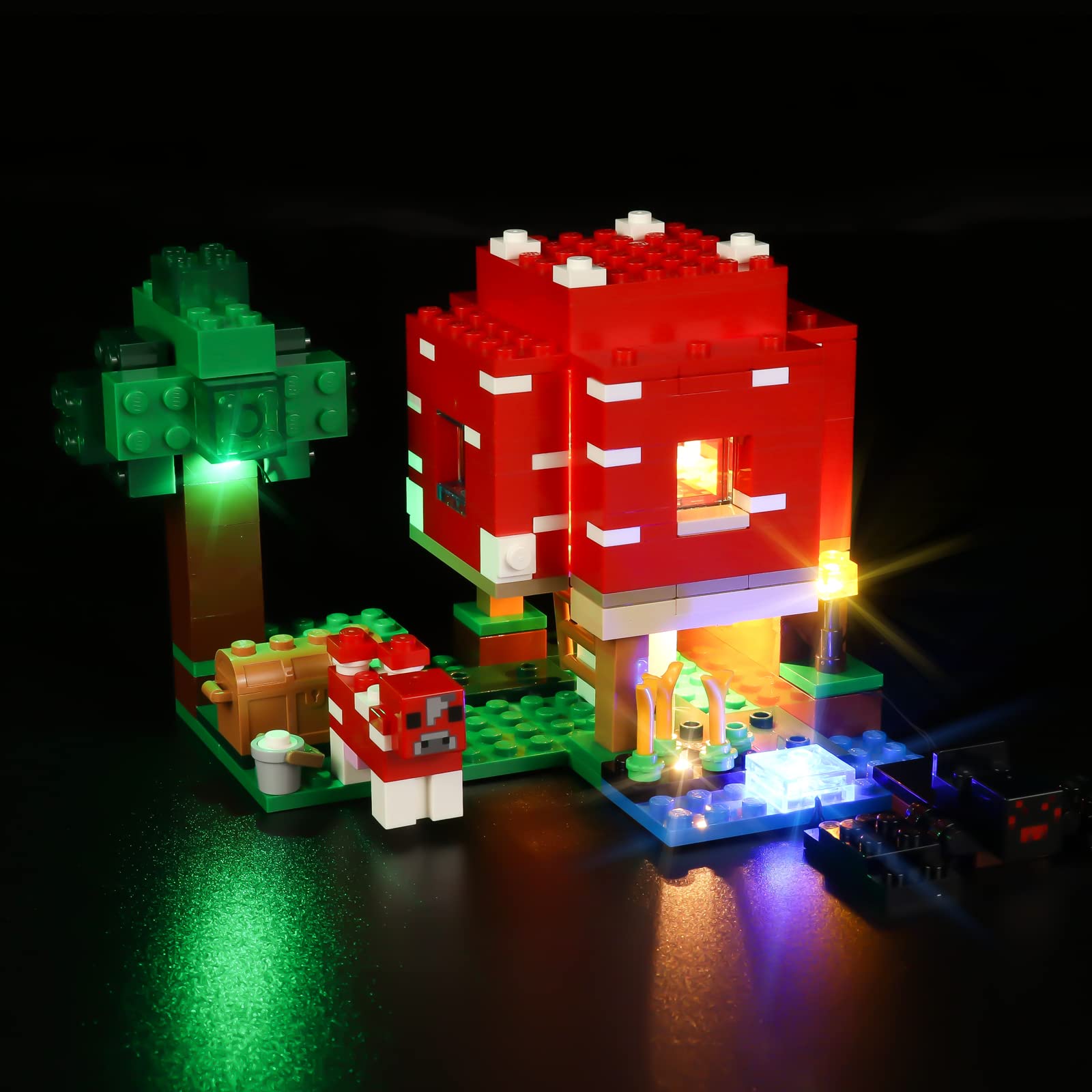 Foto 2 pulgar | Kit De Luces Led Rorliny Para Lego Minecraft The Mushroom House - Venta Internacional.