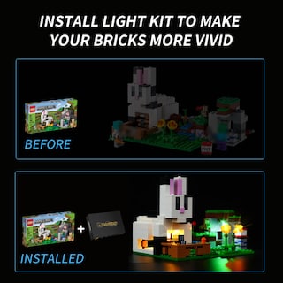 Foto 3 | Set De Iluminación Rorliny Led Light Kit Para Lego Minecraft 21181 - Venta Internacional.