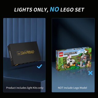 Foto 5 | Set De Iluminación Rorliny Led Light Kit Para Lego Minecraft 21181 - Venta Internacional.