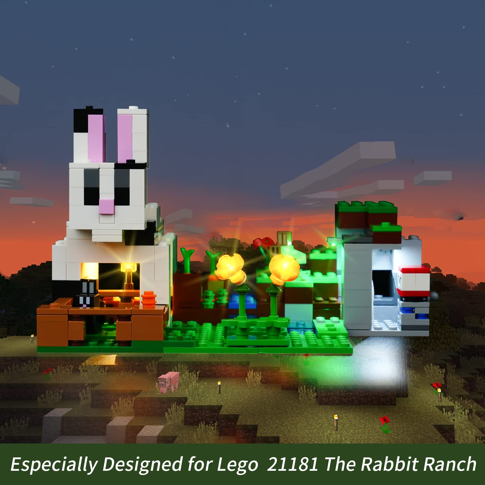 Foto 6 | Set De Iluminación Rorliny Led Light Kit Para Lego Minecraft 21181 - Venta Internacional.