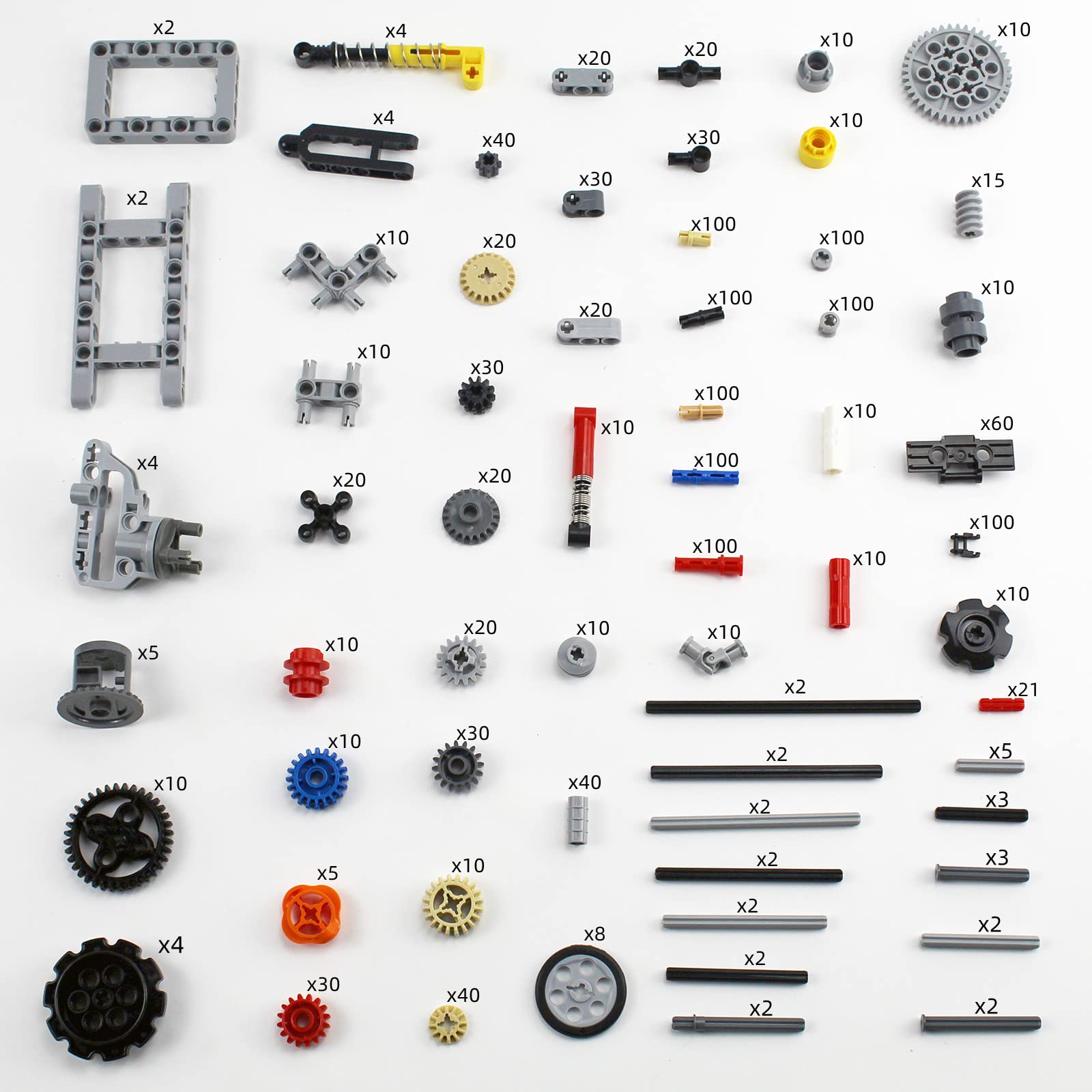 Foto 3 pulgar | Set De Bloques De Construcción Ttlyhek 1533 Pcs Technical Parts Toys - Venta Internacional.