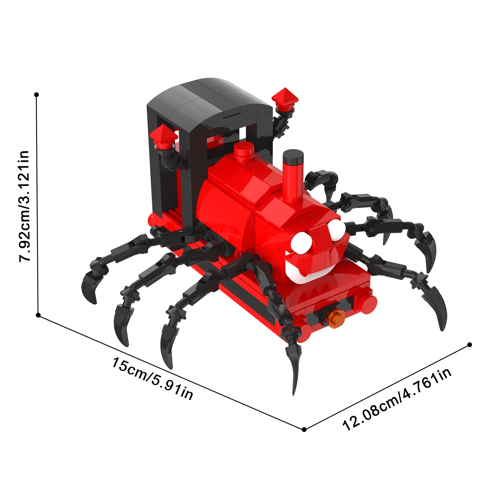 Foto 3 pulgar | Juguete De Construcción Choo Chooo Charles Spider Train 217 Piezas Para Niños Mayores De 8 Años - Venta Internacional.