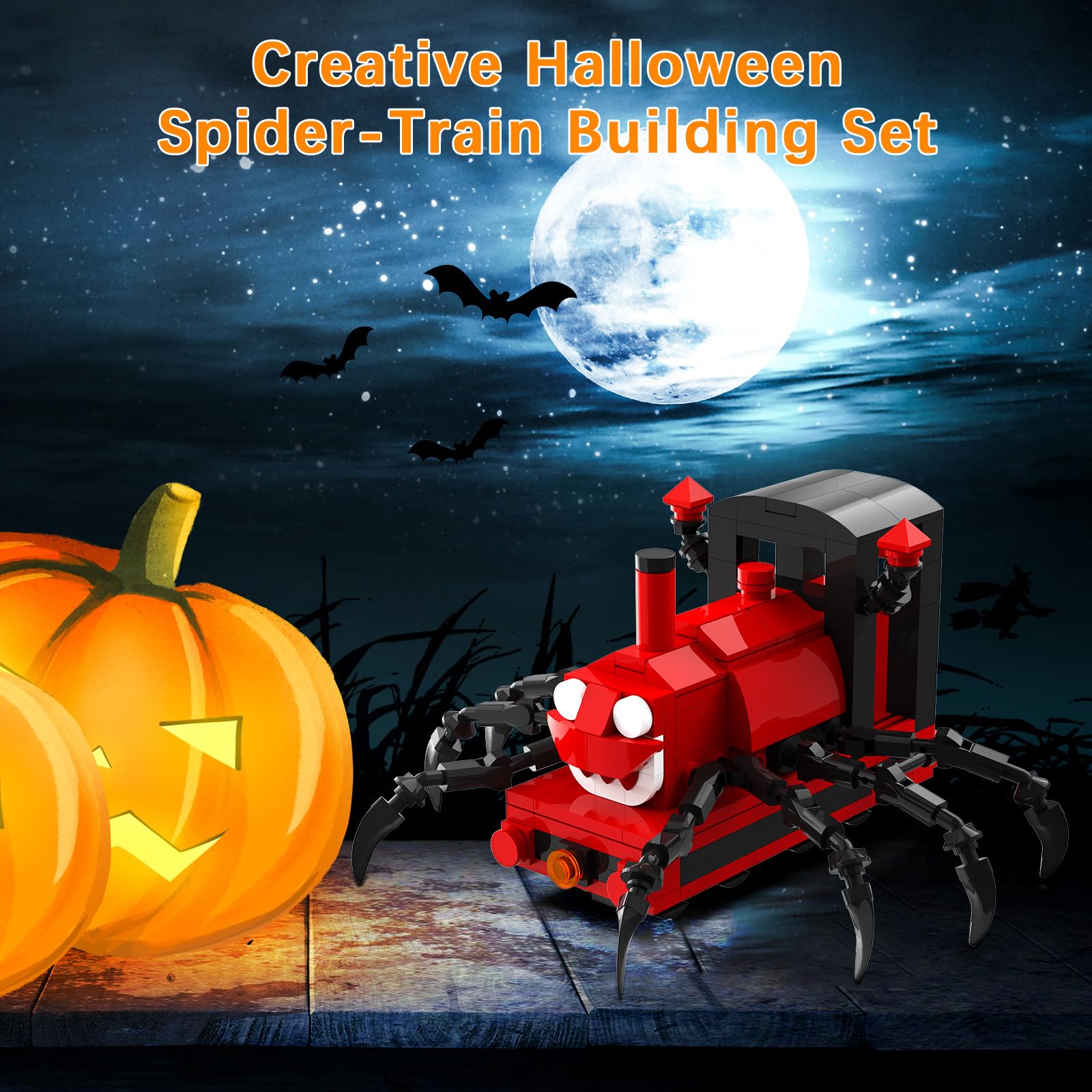 Foto 5 pulgar | Juguete De Construcción Choo Chooo Charles Spider Train 217 Piezas Para Niños Mayores De 8 Años - Venta Internacional.