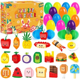 Foto 1 | Rellenos Para Huevos De Pascua Building Blocks, 20 Unidades, Comida Rápida - Venta Internacional.